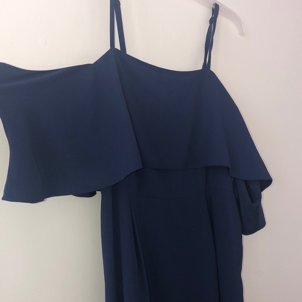 ASOS navy maxi dress